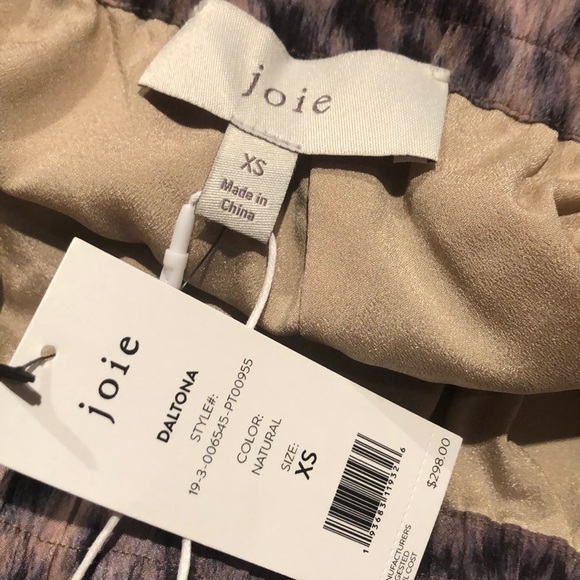 Joie Animal Print Drawstring Pants NWTS - Picture 10 of 16